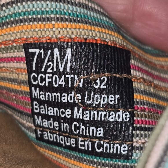 WOMENS COBB HILL BY NEW BALANCE BROWN SLIP ON WEDGE SANDAL SIZE 7.5 EUC - Picture 9 of 10